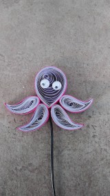 Dekorácie - Chobotnica - zapichovačka do kvetináča - 12116868_