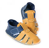 Detské topánky - Capačky letné so suchým zipsom - girasole blu marino - 12125320_