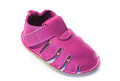 Detské topánky - Capačky letné so suchým zipsom - fuxia - 12125413_
