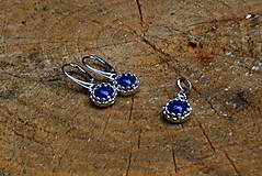 Sady šperkov - Sada Lapis Lazuli Ag 925 rhodiované - 12127569_