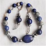 Sady šperkov - Lapis lazuli- variácie - 12130662_