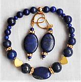 Sady šperkov - Lapis lazuli- variácie - 12130707_