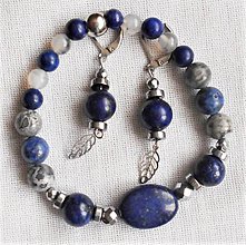 Sady šperkov - Lapis lazuli- variácie (Lapis lazuli - achát) - 12130662_