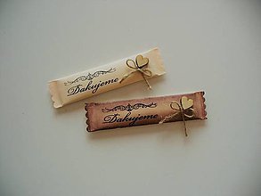 Darčeky pre svadobčanov - vintage svadobná žuvačka - 12132838_
