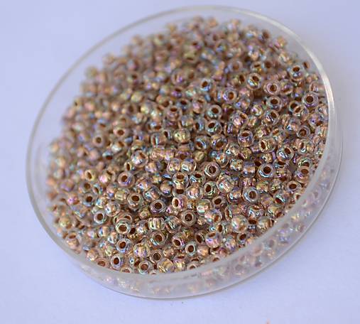  - Toho Gold-Lined Rainbow Crystal 11/o, 25+5g - 12136872_