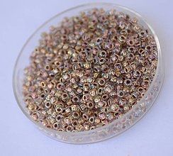 Korálky - Toho Gold-Lined Rainbow Crystal 11/o, 25+5g - 12136872_
