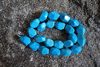 Minerály - Tyrkys modrý f. 21x10 - 12142042_