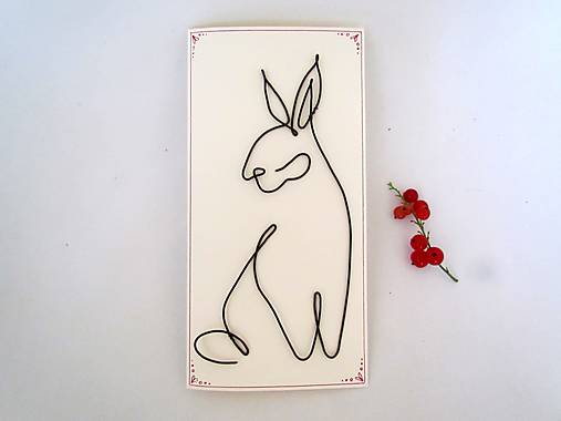 Pohľadnica - zajko (Béžová)