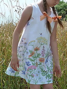 Detské oblečenie - Šatočky Lúčne kvety - 12143838_