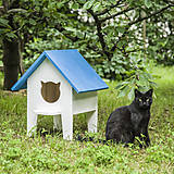 Pre zvieratá - Mačací domček na záhradu - 12143890_
