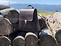 Batohy - Kožený ruksak No.18 - 12143007_