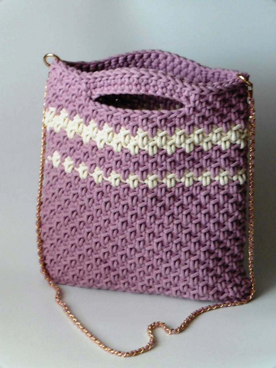 Háčkovaná handmade kabelka/taška