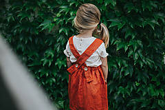 Detské oblečenie - Trakové šaty MILANO (Modrá) - 12145823_