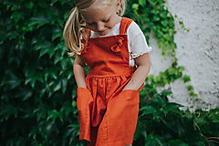 Detské oblečenie - Trakové šaty MILANO (Modrá) - 12145824_