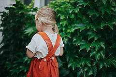 Detské oblečenie - Trakové šaty MILANO (Modrá) - 12145828_
