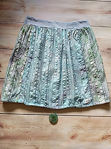 Sukne - Batikovaná sukňa v modro-zelenkavých tónoch - 12146657_