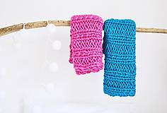 Úžitkový textil - Vlnená pletená deka - pink (Vlnená pletená deka - pink) - 12147248_