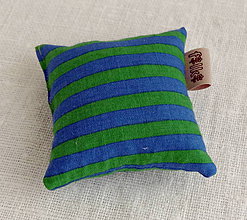 Úžitkový textil - FILKI šupkové mačkátko (zelenomodrý prúžok) - 12145440_