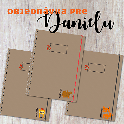 Papiernictvo - Sada zošitov A5 pre Danielu - 12150805_