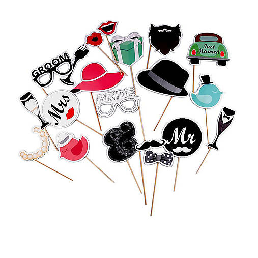 Papier - Výpredaj - Rekvizity na fotenie set B 20 ks - 12150497_