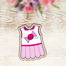 Dekorácie - Je to dievčatko(šaty) - grafika na tlač na jedlý papier (cukríkové) - 12151214_