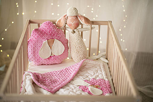 Detský textil - ružOVKA – bambíno súpravka - 12152445_