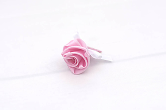Svadobné pierka - Pierko púdrovo ružové ruža - 12156659_