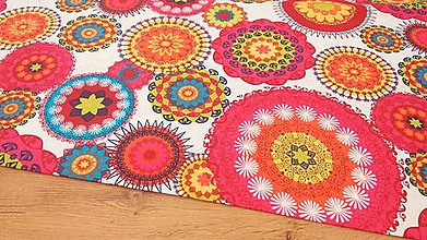 Textil - Dekoračná látka - Mandala - cena za 10 cm - 12160363_