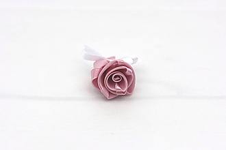 Svadobné pierka - Pierko svetlá staroružová ruža - 12159481_