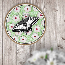 Dekorácie - Lúka s motýľom - grafika na potlač na koláč (nevinné) - 12158895_