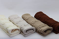 Úžitkový textil - Pletená obliečka na vankúš - 12162455_