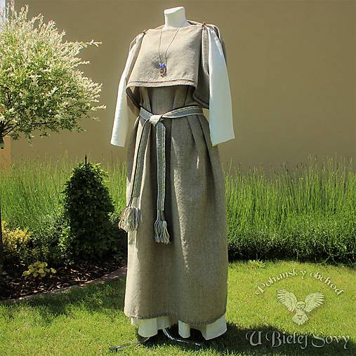 Keltské šaty, 100% vlna