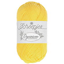 Galantéria - Priadza Organicon - BIO bavlna (Žltá č. 211) - 12162625_