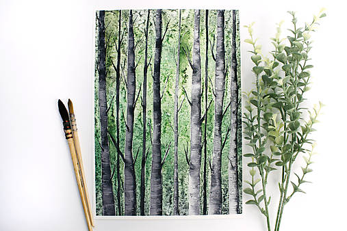 Obrazy - ART Print les - 12164442_