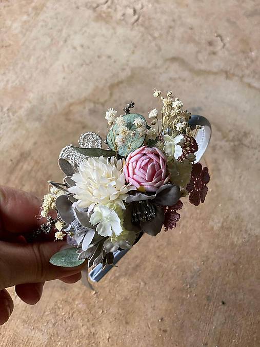 Kvetinová čelenka "láska, čo nezovšednie" - výpredaj z 18€