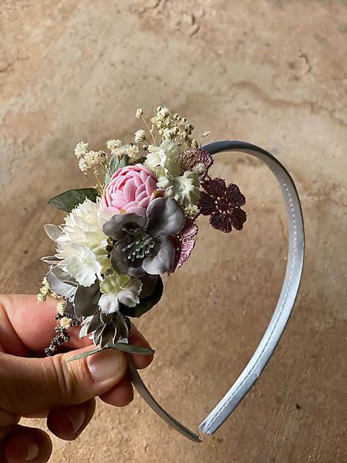 Kvetinová čelenka "láska, čo nezovšednie" - výpredaj z 18€