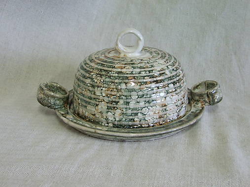 Nádoby - Maselnička s uchy - 12173120_