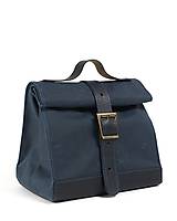 Iné tašky - Modrý lunchbag. Obedar. - 12173867_