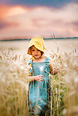 Detské oblečenie - Trakové šaty MILANO (Modrá) - 12176439_