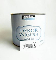 Farby-laky - Dekor lak, záverečný lak k farbám Dekor paint soft (matný, 500 ml) - 12177610_