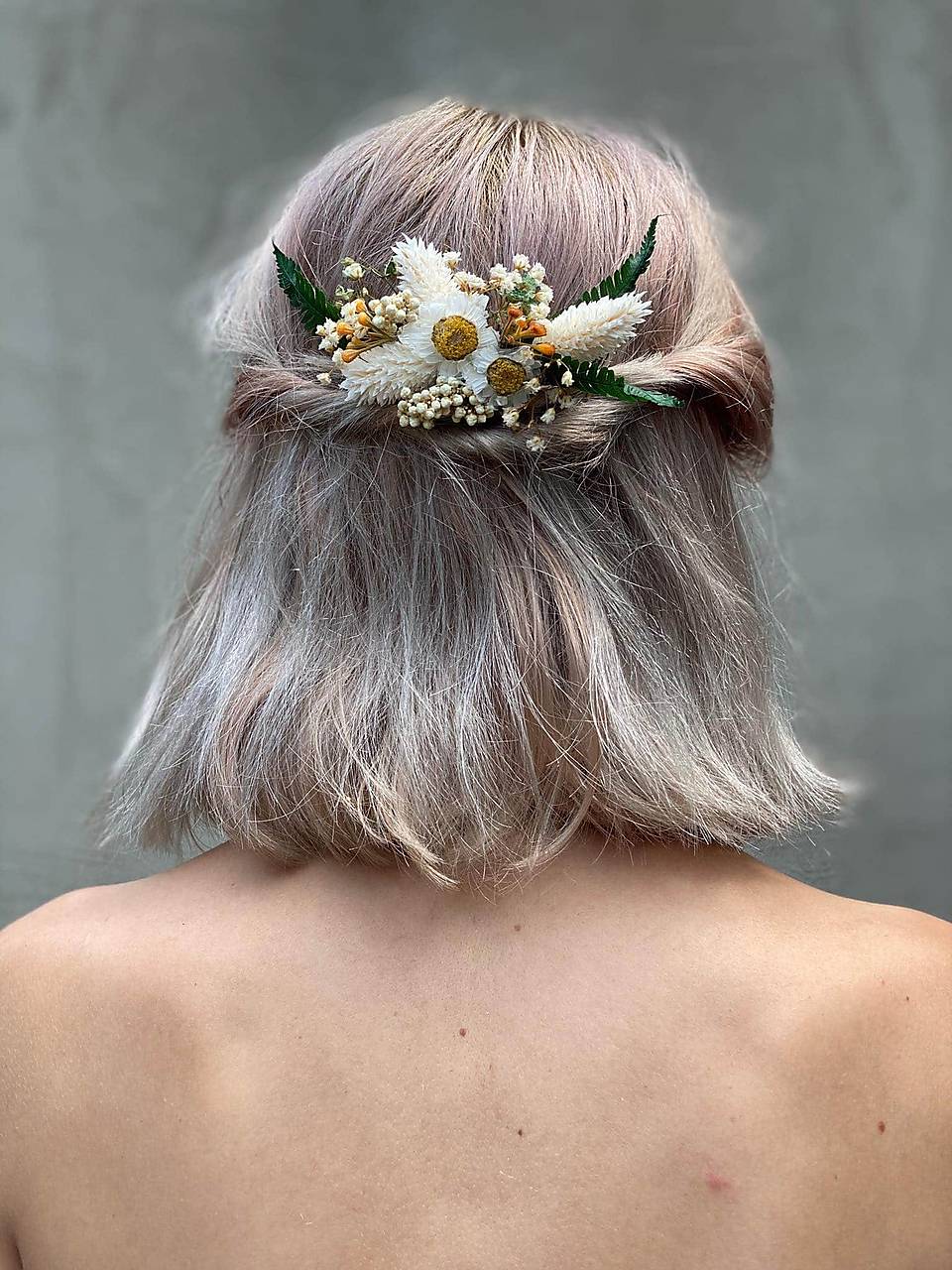 Kvetinový hrebienok "lúčenie leta" 