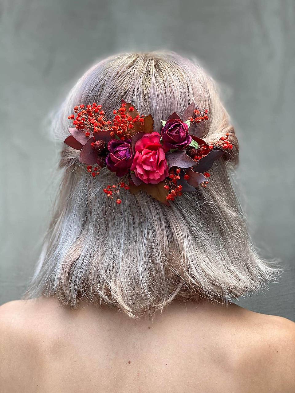 Kvetinový hrebienok "dúšok lásky" 