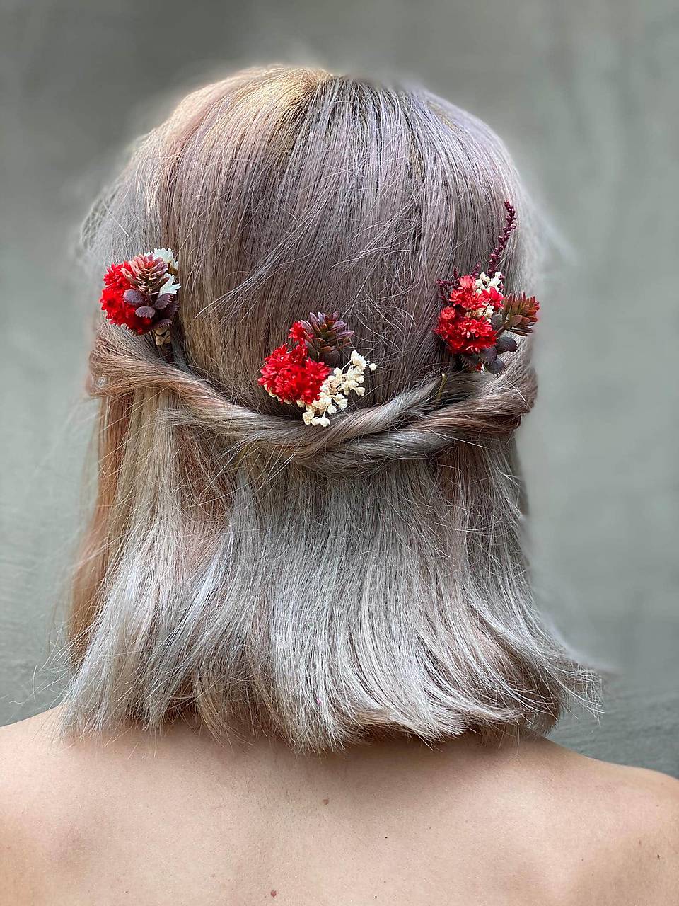 Kvetinová vlásenka "bozky horúce" 