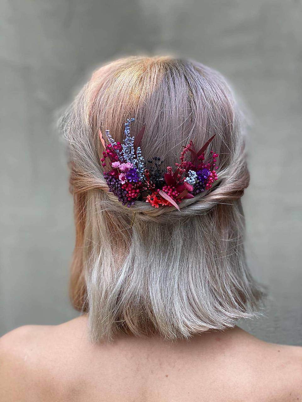 Kvetinová vlásenka "s večerom býva krásne" 