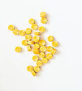 Suroviny - Pečatný vosk - granulát / až 40 odtieňov (Žltá metalická) - 12193632_