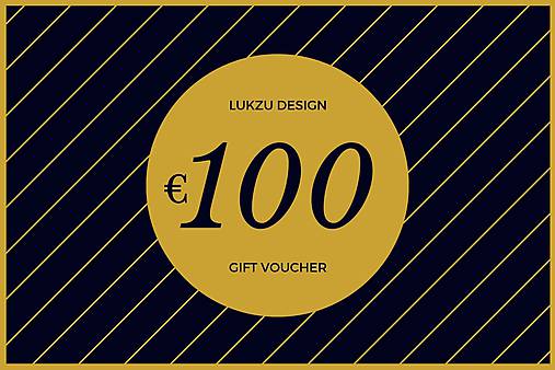 Darčeková poukážka v hodnote 100€