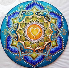 Dekorácie - Mandala sudržnej lásky, rodiny a zdravia - 12199557_