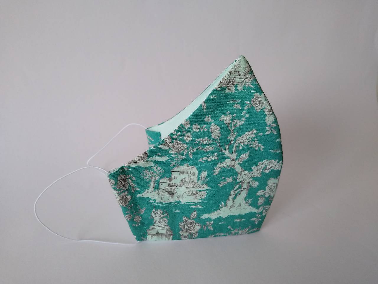 Dizajnové rúško mlyn tvarované dvojvrstvové