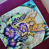 Úžitkový textil - Podsedák "Violet Fairy" - 12204866_