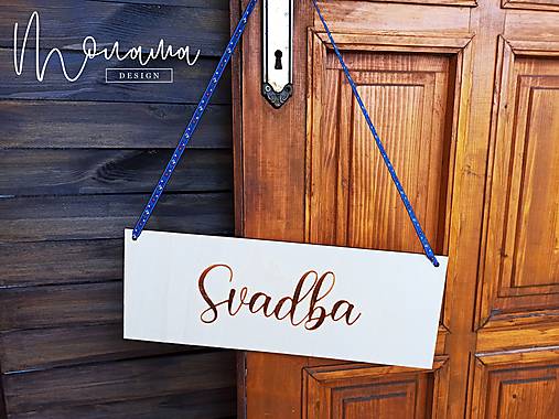 Dekorácie - Svadobná ceduľka Svadba FOLKY - 12205107_